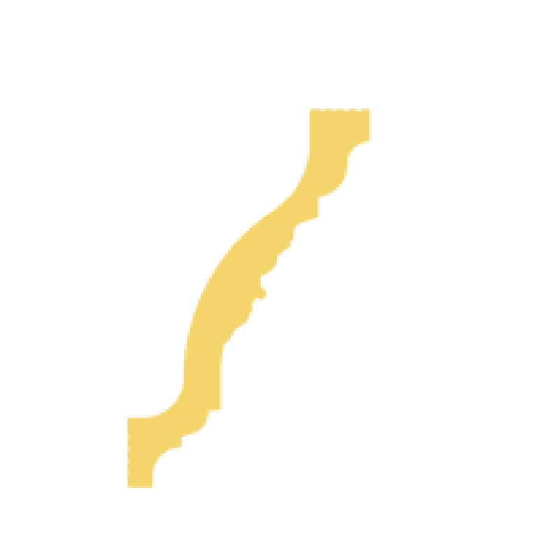 Потолочный плинтус glanzepol GP12