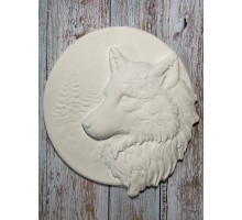 Декоративный элемент из гипса Волк