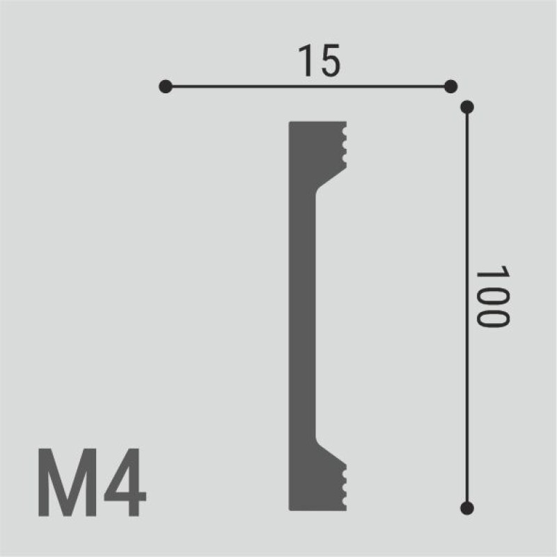 Молдинг XPS POLYMER М 4
