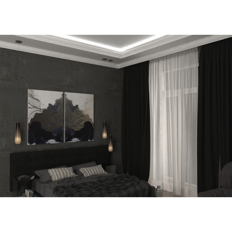 Потолочный плинтус glanzepol GP41