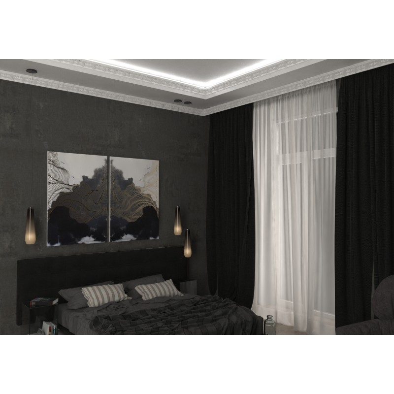 Потолочный плинтус glanzepol GP28