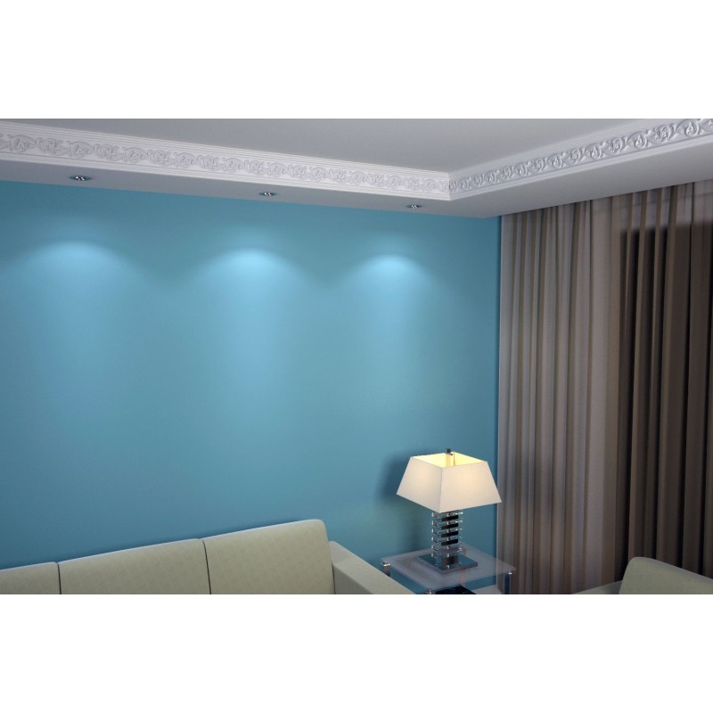 Потолочный плинтус glanzepol GP-63