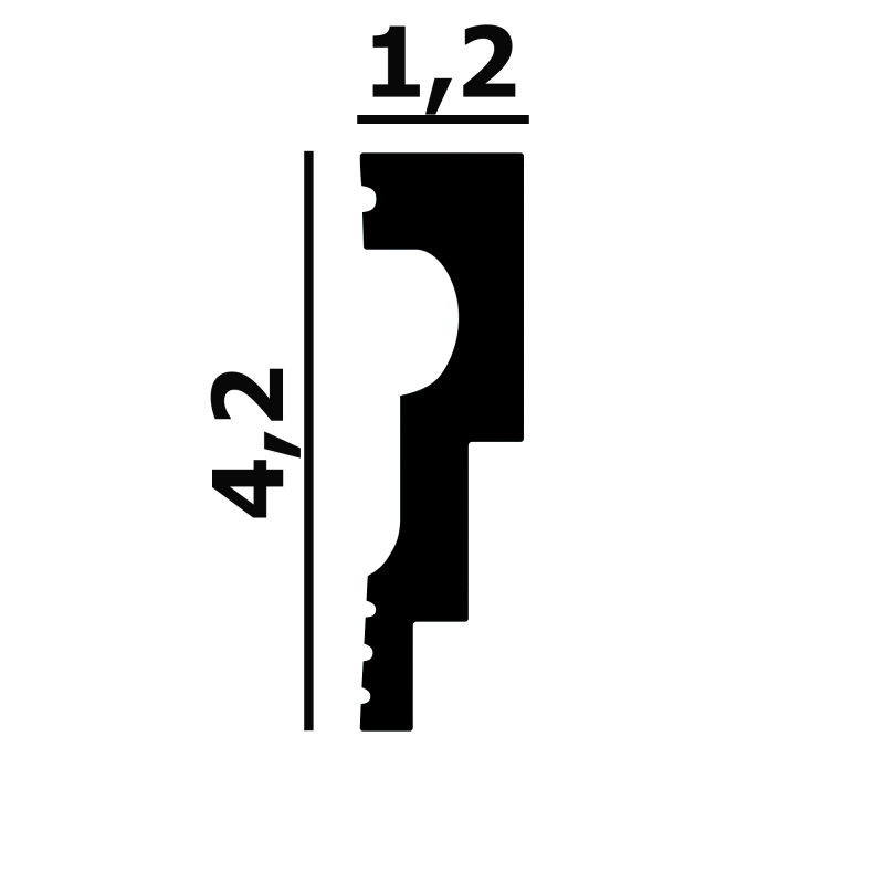 Молдинг P105 Перфект Плюс
