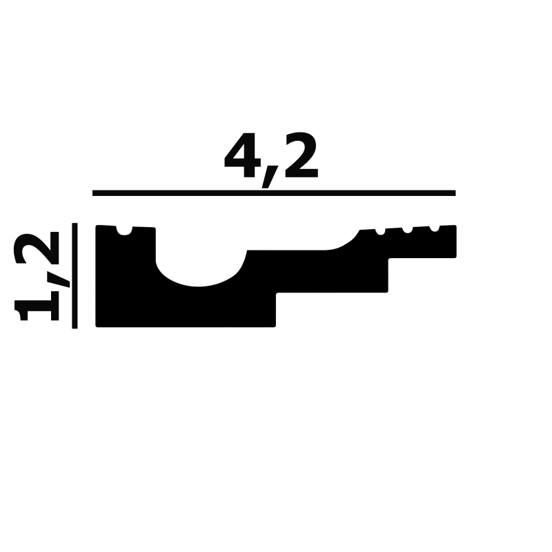 Молдинг P105 Перфект Плюс