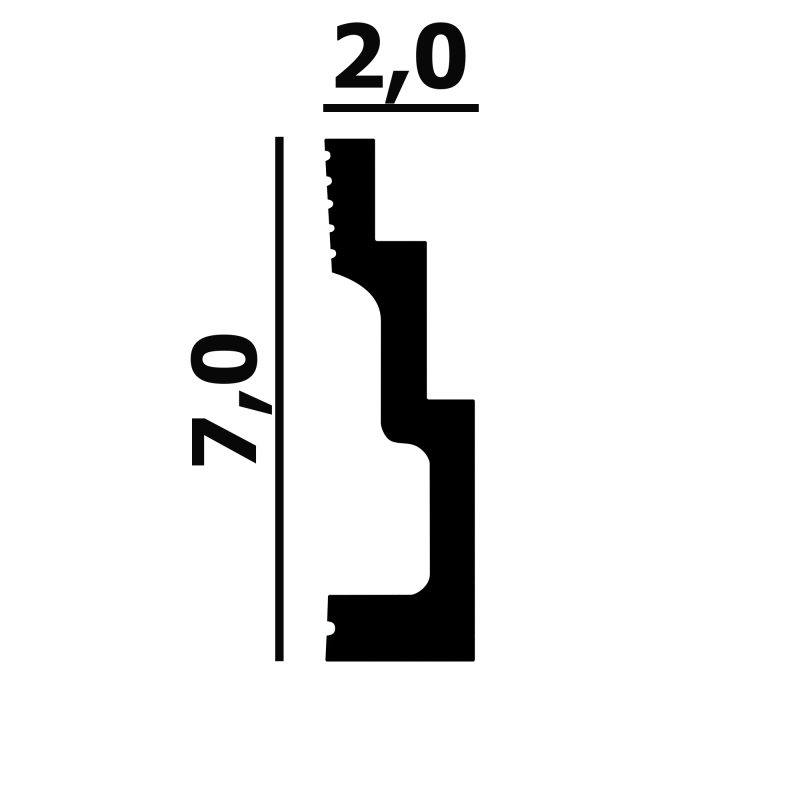 Молдинг P106 Перфект Плюс