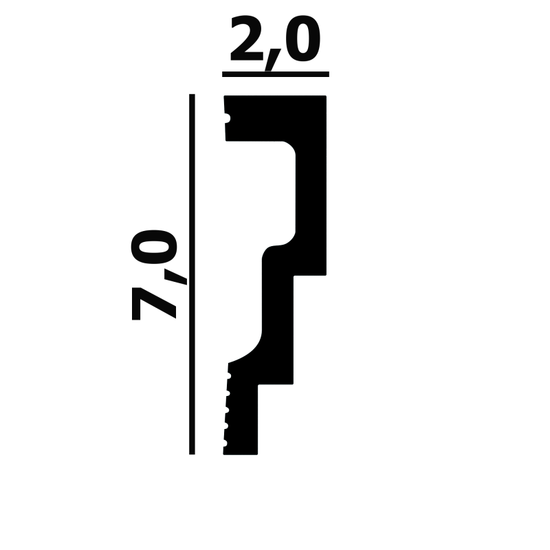 Молдинг P106 Перфект Плюс