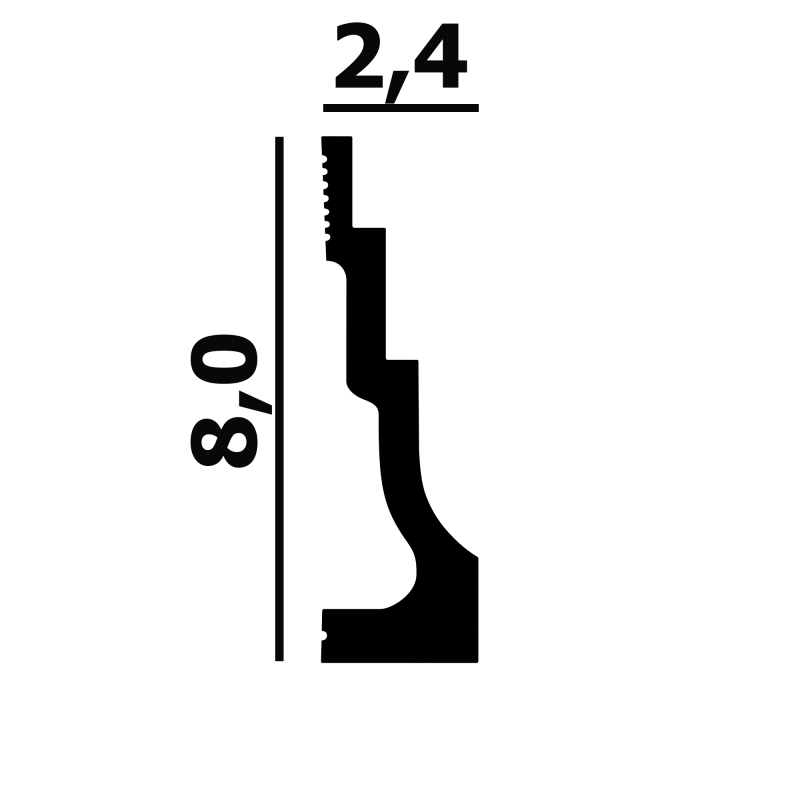 Молдинг P108 Перфект Плюс