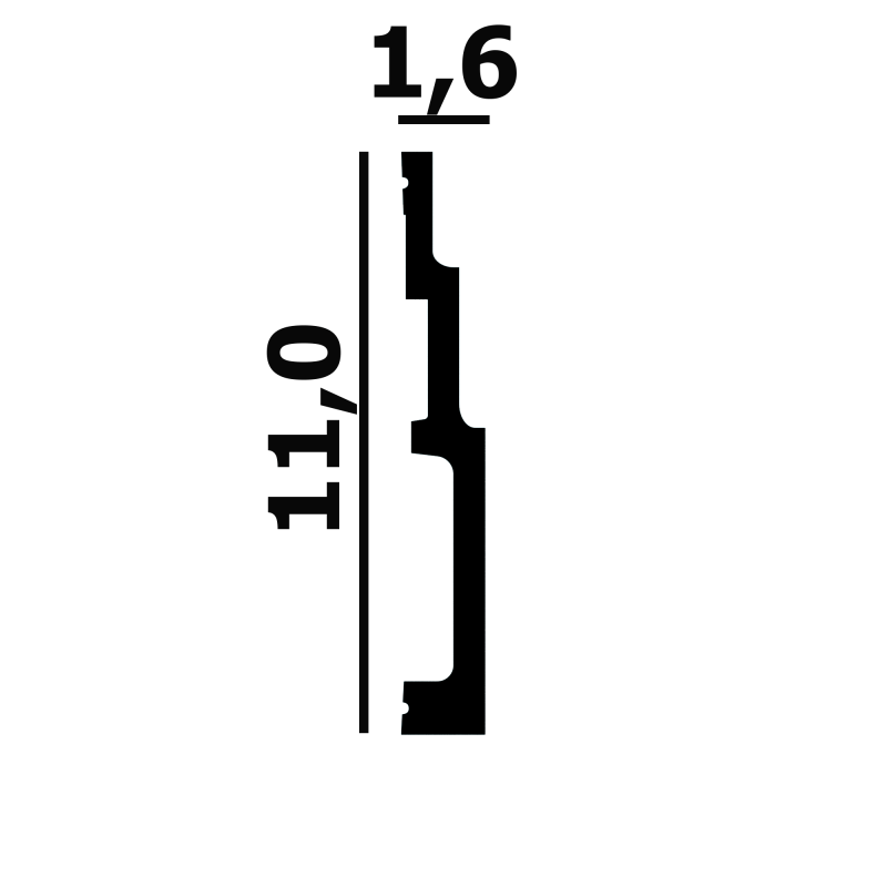 Плинтус P109 Перфект Плюс