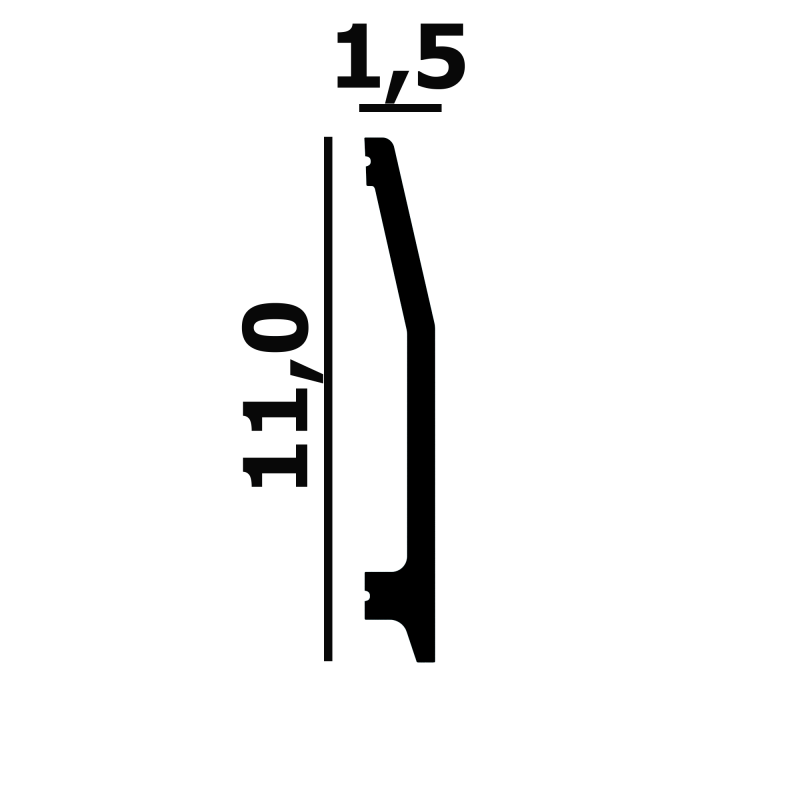 Плинтус P112 Перфект Плюс