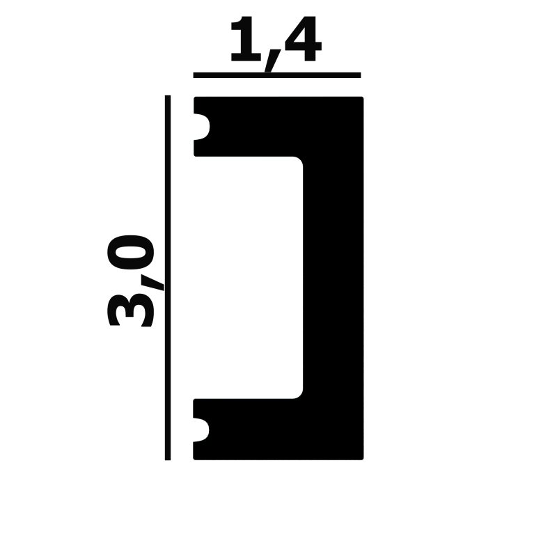 Молдинг P123 Перфект Плюс