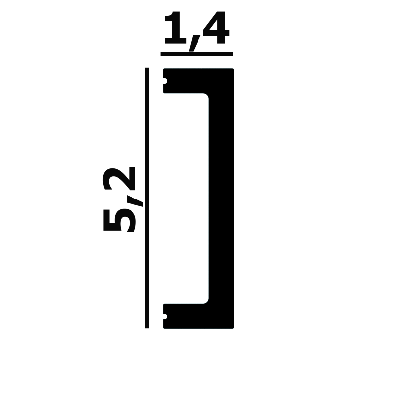 Молдинг P125 Перфект Плюс