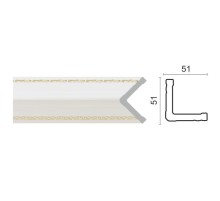 142G-60 Уголок средний золотистый 