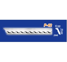 Плинтус потолочный Р42