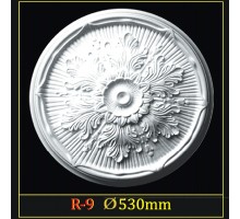 Розетка потолочная из полистирола R9