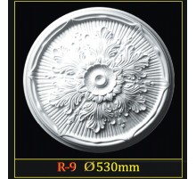 Розетка потолочная из полистирола R9