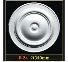 Розетка потолочная из полистирола B24