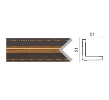 142-966 Уголок средний золотистый 