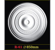 Розетка потолочная из полистирола R41