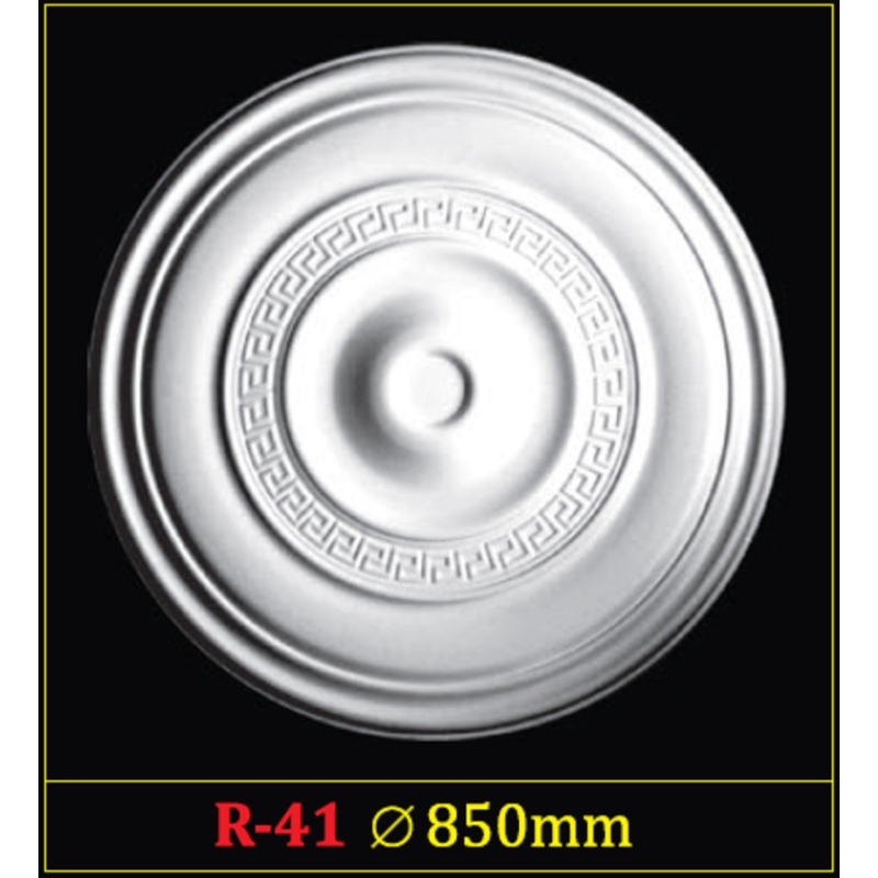 Розетка потолочная из полистирола R41