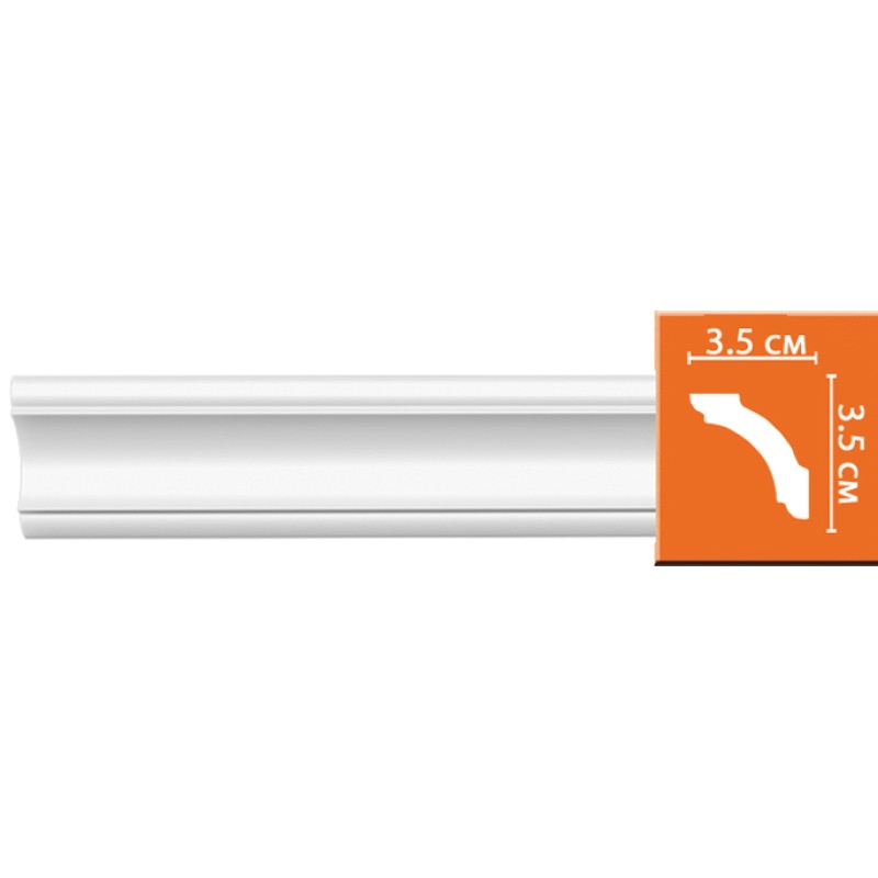 96250 FLEXIBLE плинтус из полиуретана 