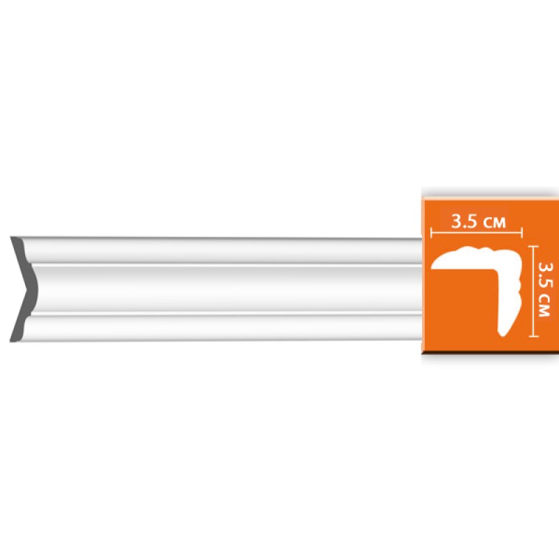 96205 FLEXIBLE угл.плинтус из полиуретана 