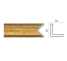 142-1223 Уголок средний золотистый 