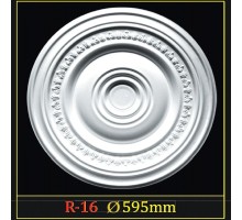 Розетка потолочная из полистирола R16