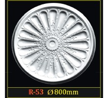 Розетка потолочная из полистирола R53