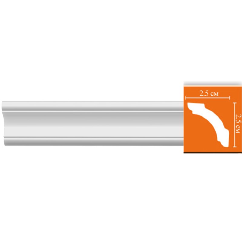 96251 FLEXIBLE плинтус из полиуретана 