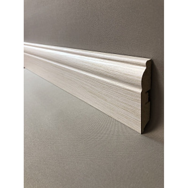 Плинтус напольный МДФ SM 04-80 Дуб жемчуг