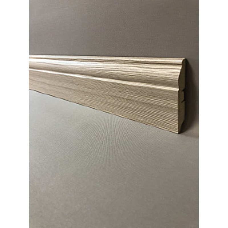 Плинтус напольный МДФ SM 04-80 Ясень шимо