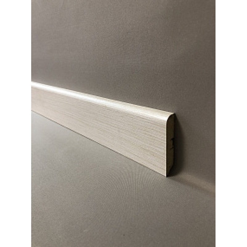 Плинтус напольный МДФ SM 02-80 Дуб жемчуг