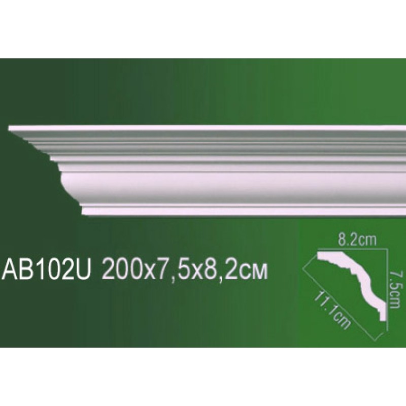 Карниз полиуретановый AB102U