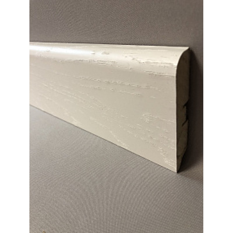 Плинтус напольный МДФ SM 02-80 Аивори крем