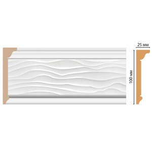 D218-114 ШК/16 плинтус DECOMASTER(100*25*2400 мм)