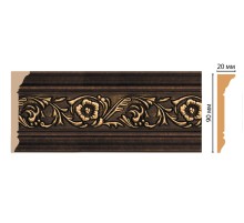D226-56 ШК/20 плинтус DECOMASTER(90*20*2400 мм)