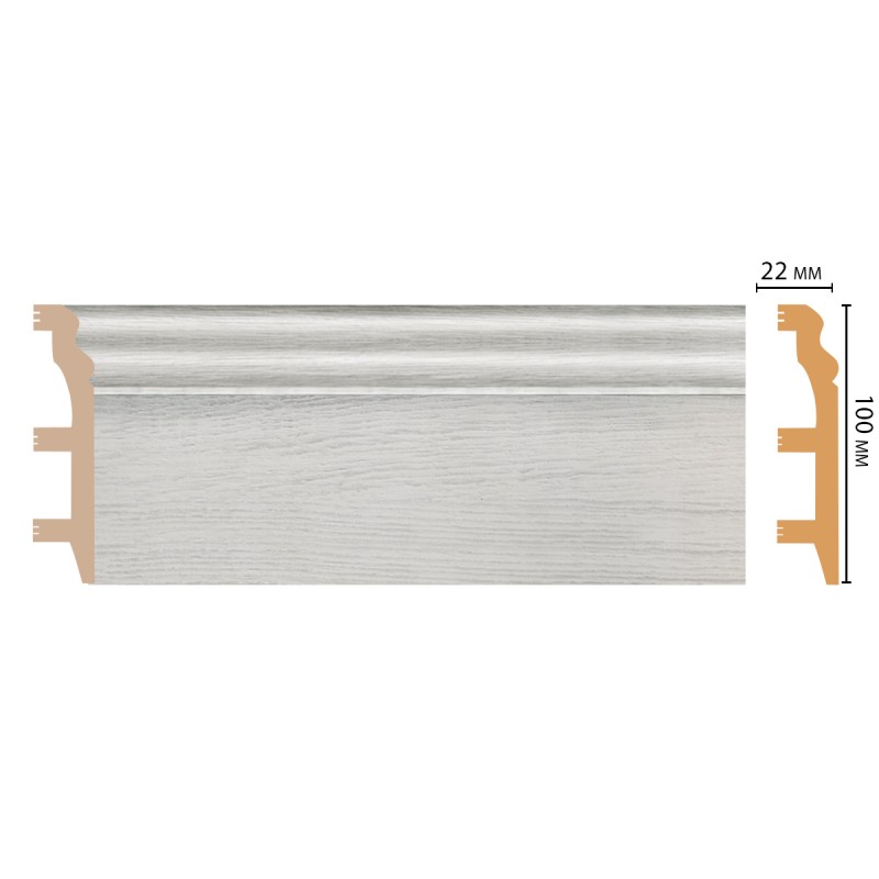 Цветной напольный плинтус D232-84 