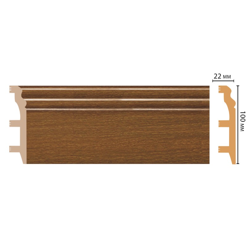 Цветной напольный плинтус D232-85 