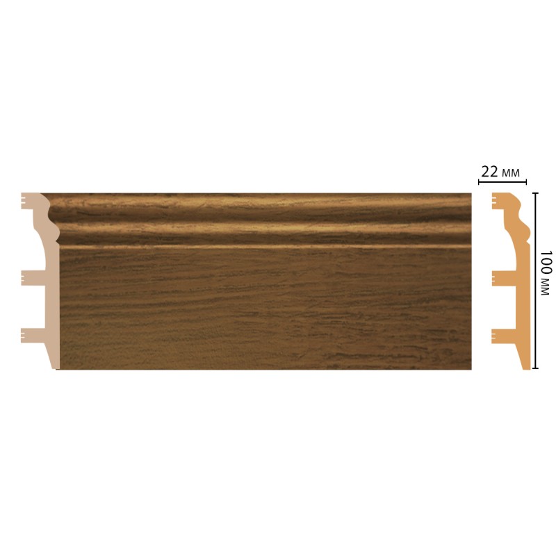 Цветной напольный плинтус D232-88 