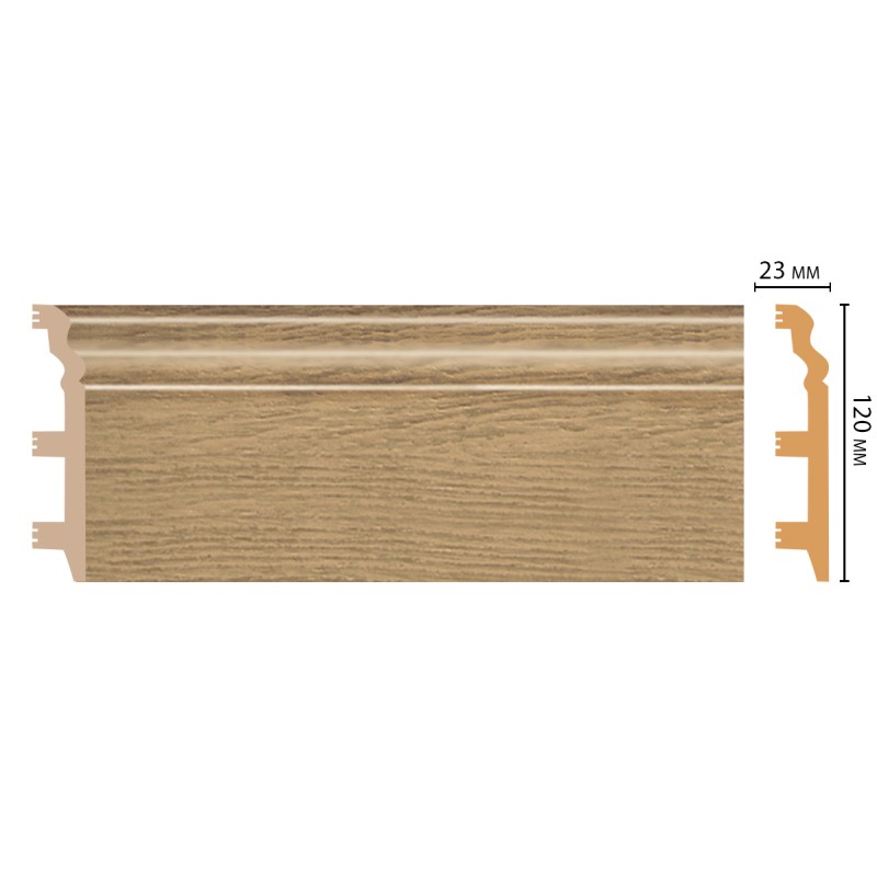 Цветной напольный плинтус D233-83 