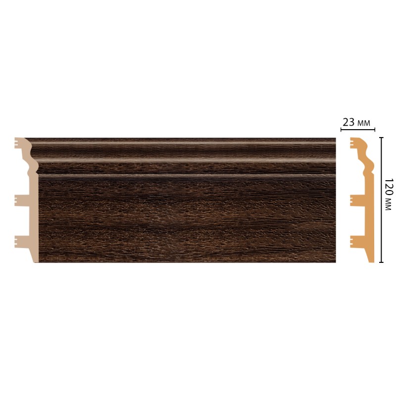 Цветной напольный плинтус D233-438 