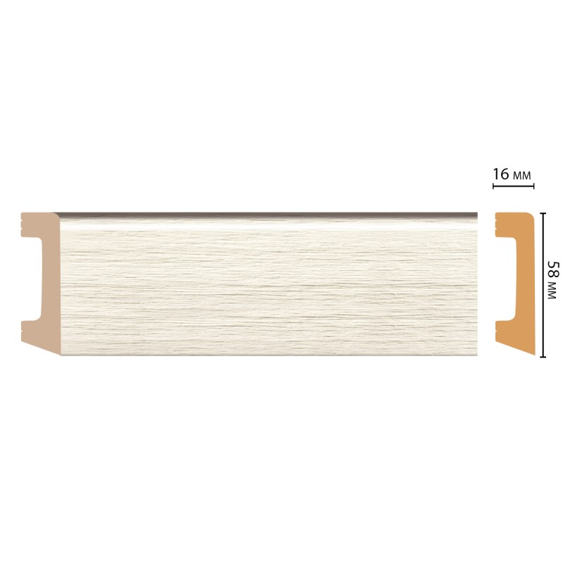 Цветной напольный плинтус D234-70 