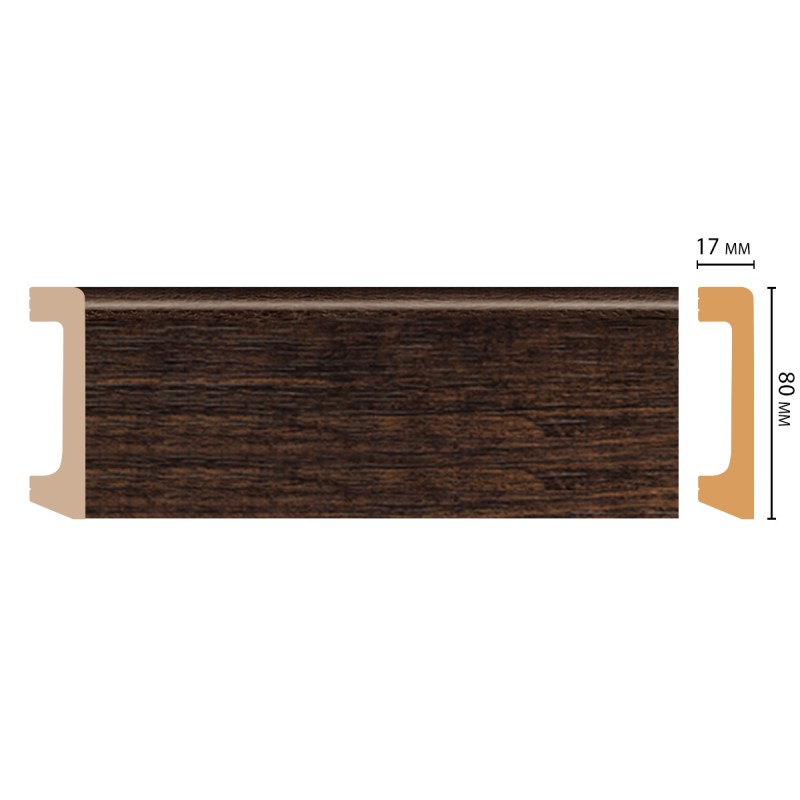 Цветной напольный плинтус D235-966 