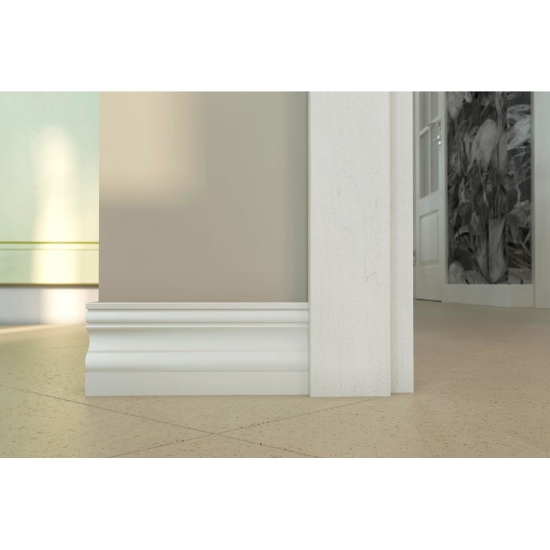 Плинтус П015, 80х11, экополимер