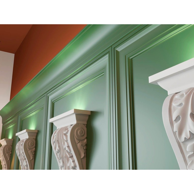 Карниз К045, 85х55мм, 2000мм, экополимер