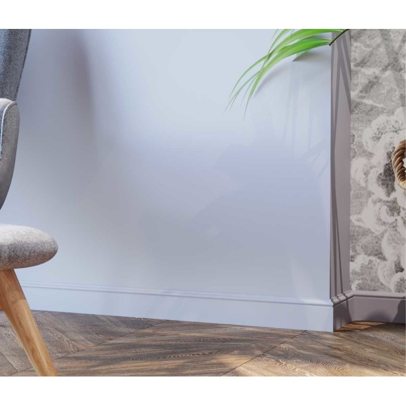 Плинтус П002, 79х13, экополимер