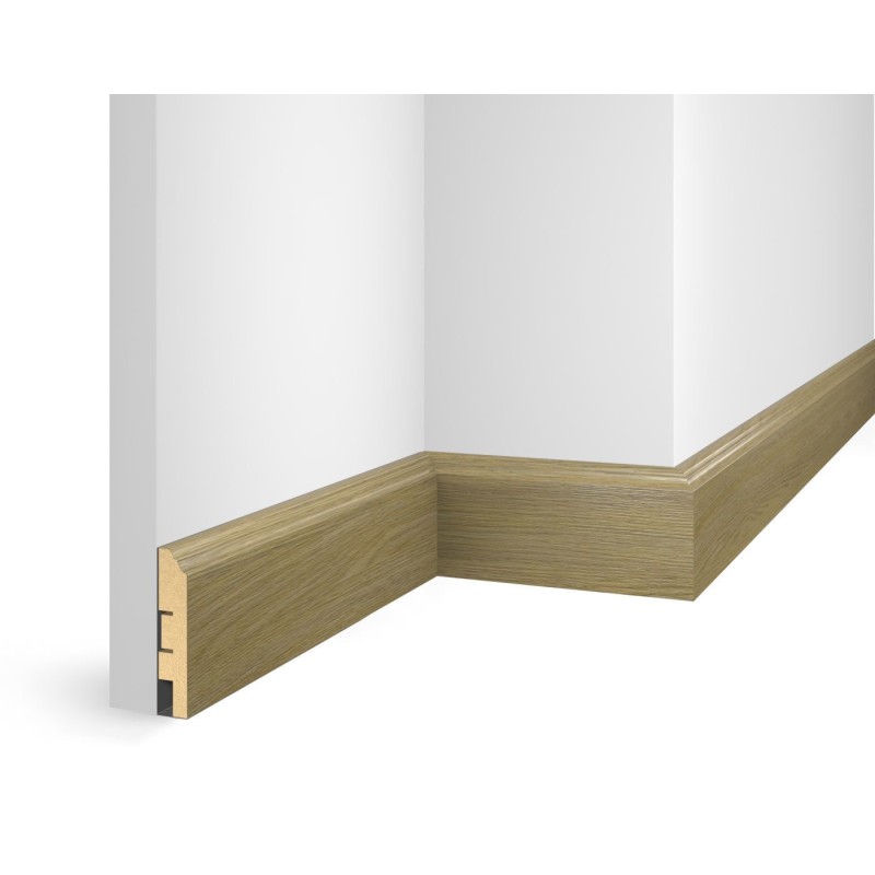 Плинтус  из МДФ, дуб Прованс, иск. шпон, EP07
