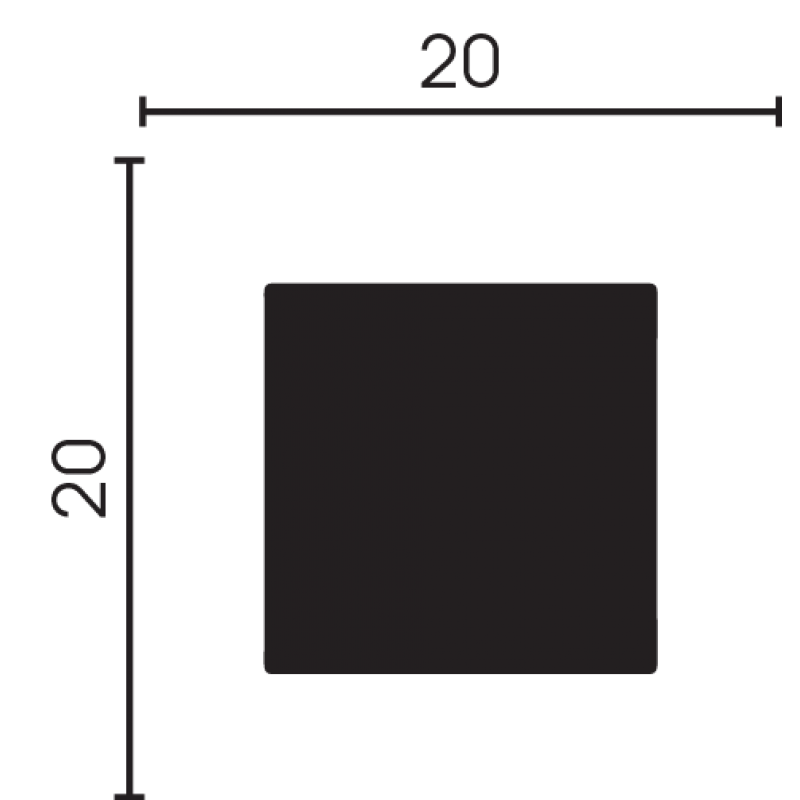 Молдинг 622-25 (3 метра) декоративная рейка