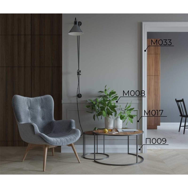 Молдинг М33, 76х14, 2000мм, Экополимер/15