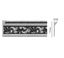 Плинтус потолочный DECOMASTER D225-63ДМ (110*29*2400мм)
